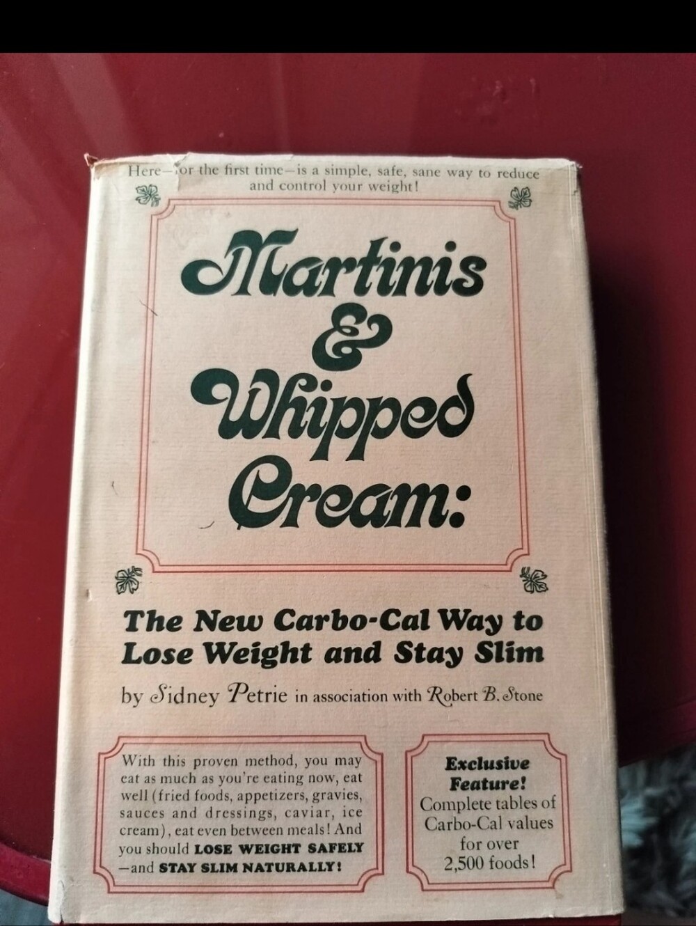 Martinis & Whipped Cream Sidney Petrie Robert B. Stone Parker HC 1971 13th DJ